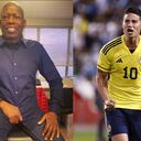 Tino Asprilla y James Rodríguez.
