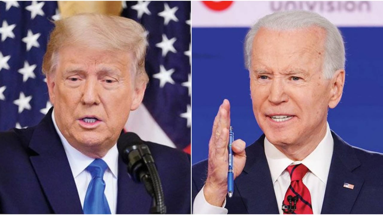 Debate presidencial entre Donald Trump y Joe Biden