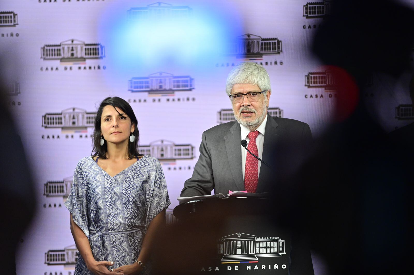 Irene Vélez y Germán Umaña ministros de Minas y Comercio, respectivamente