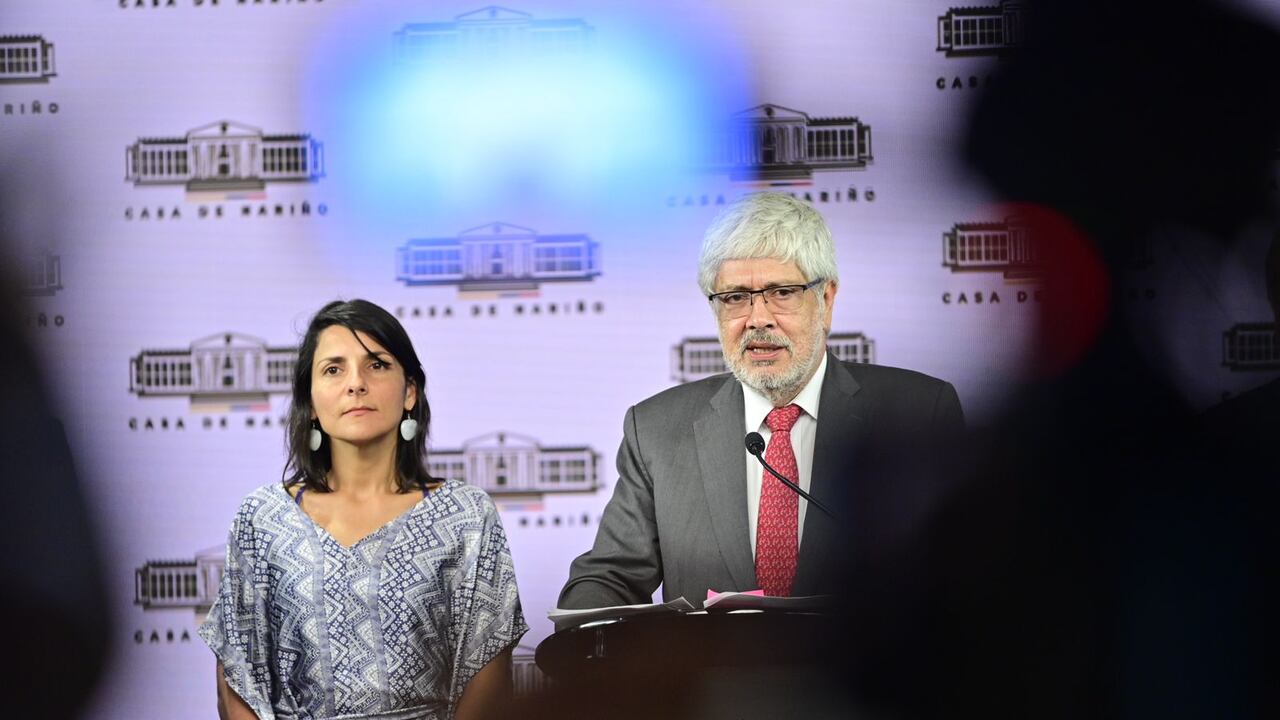 Irene Vélez y Germán Umaña ministros de Minas y Comercio, respectivamente