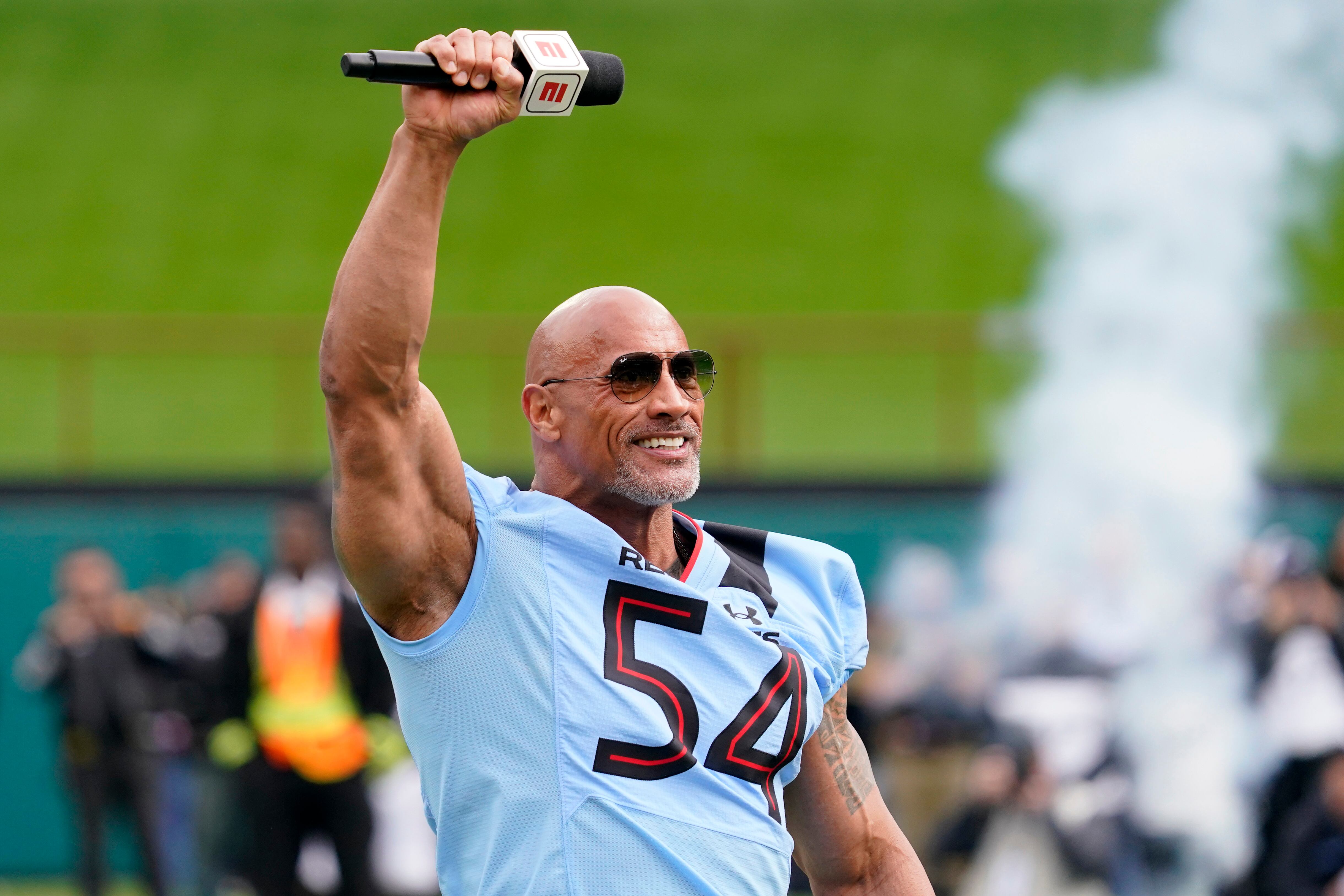 Actor Dwayne Johnson la roca