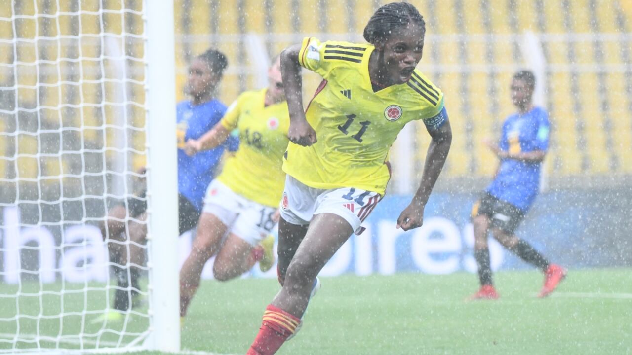 Linda Caicedo anota el primer gol vs. Tanzania en la Copa Mundial de la FIFA sub 17