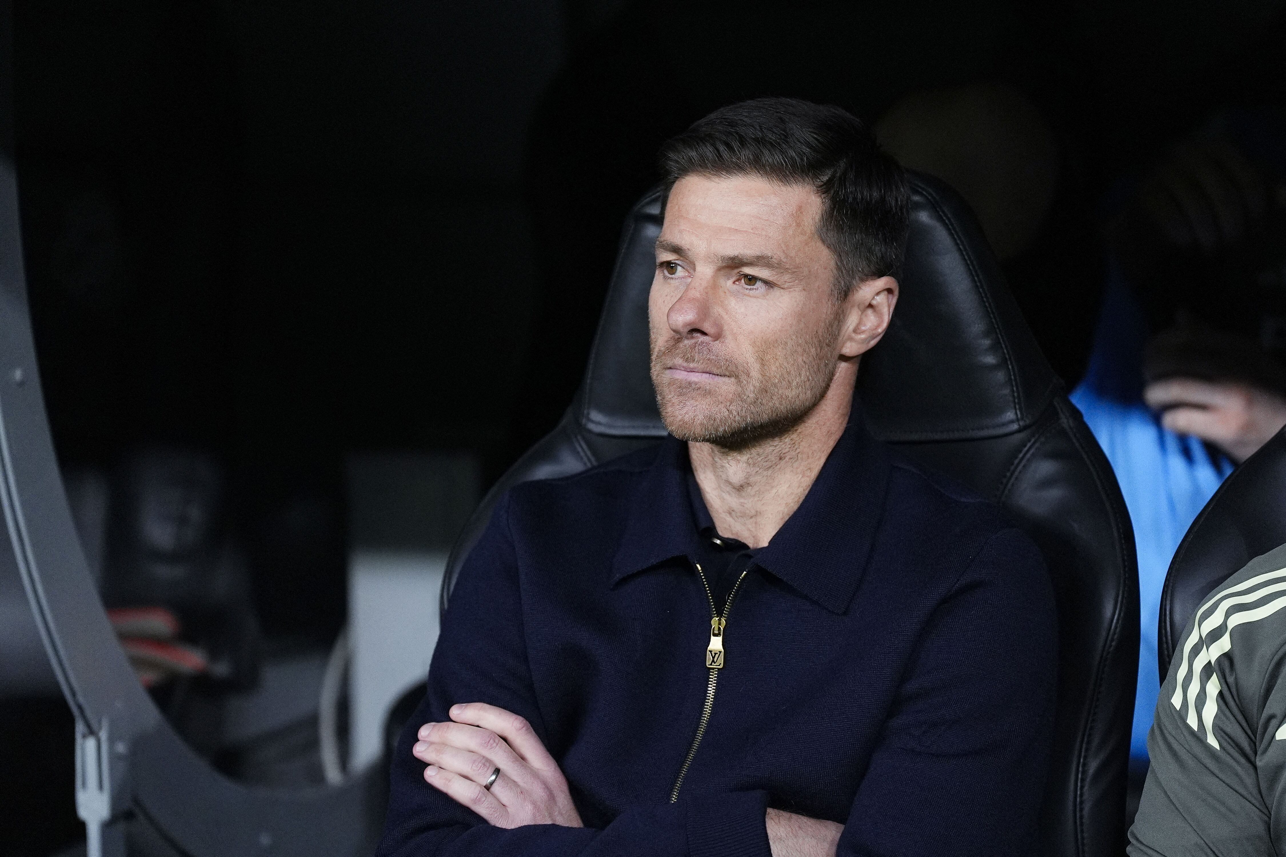 Xabi Alonso en el banquillo del Real Madrid
