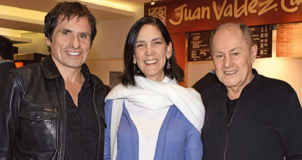 Rodrigo Triana, Silvia Amaya y Jorge Alí Triana.