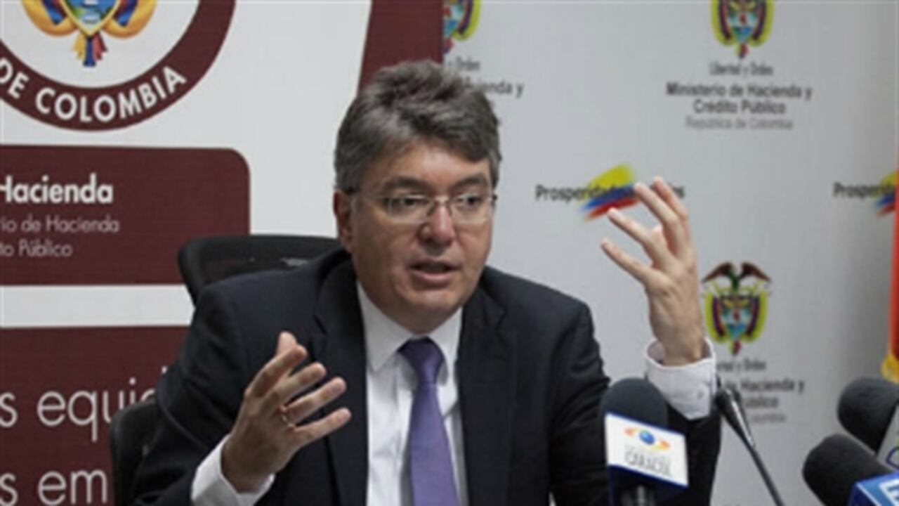 Ministro de Hacienda, Mauricio Cárdenas.