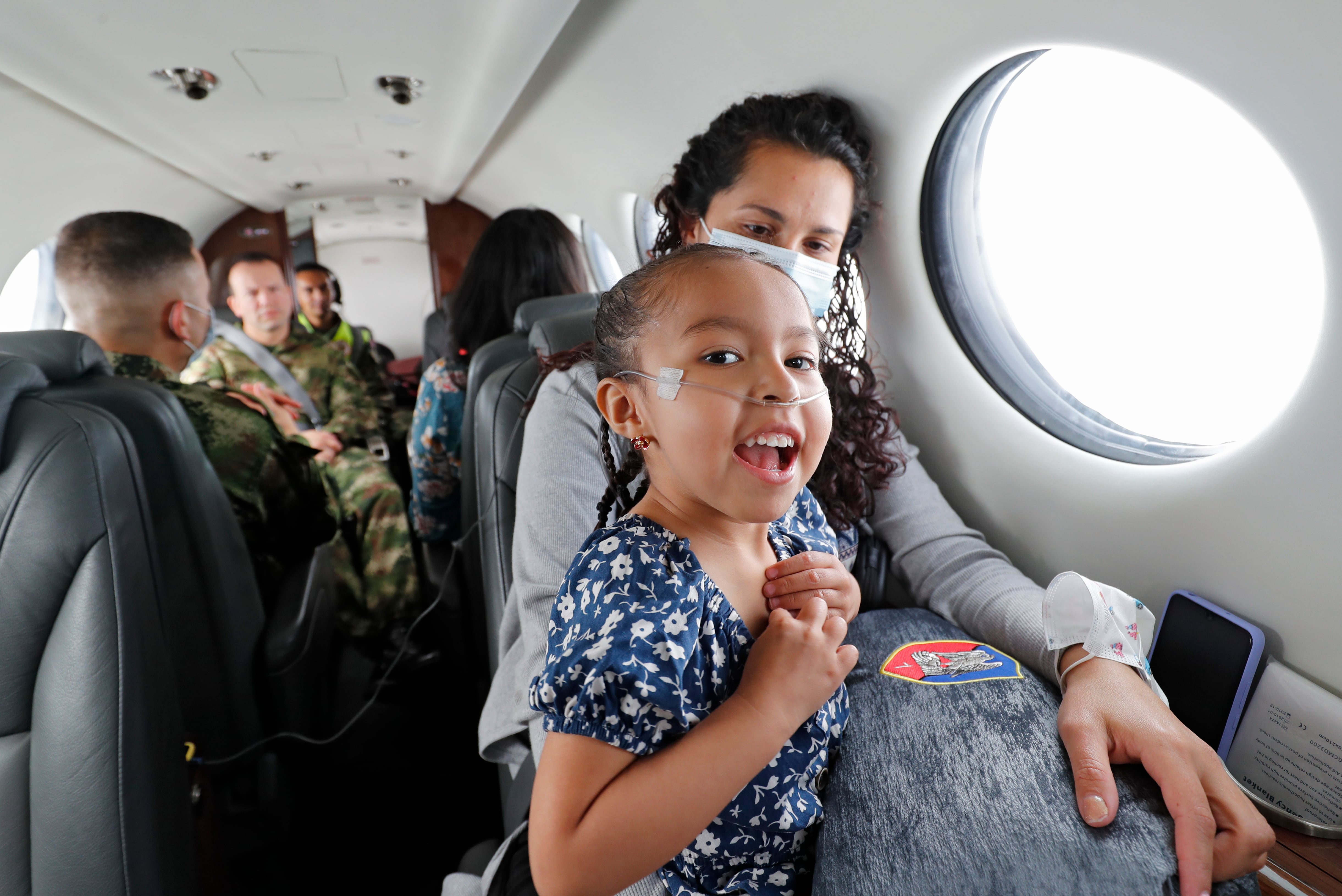 Katherym Barreto y su madre Paola Andrea Tovar Alba