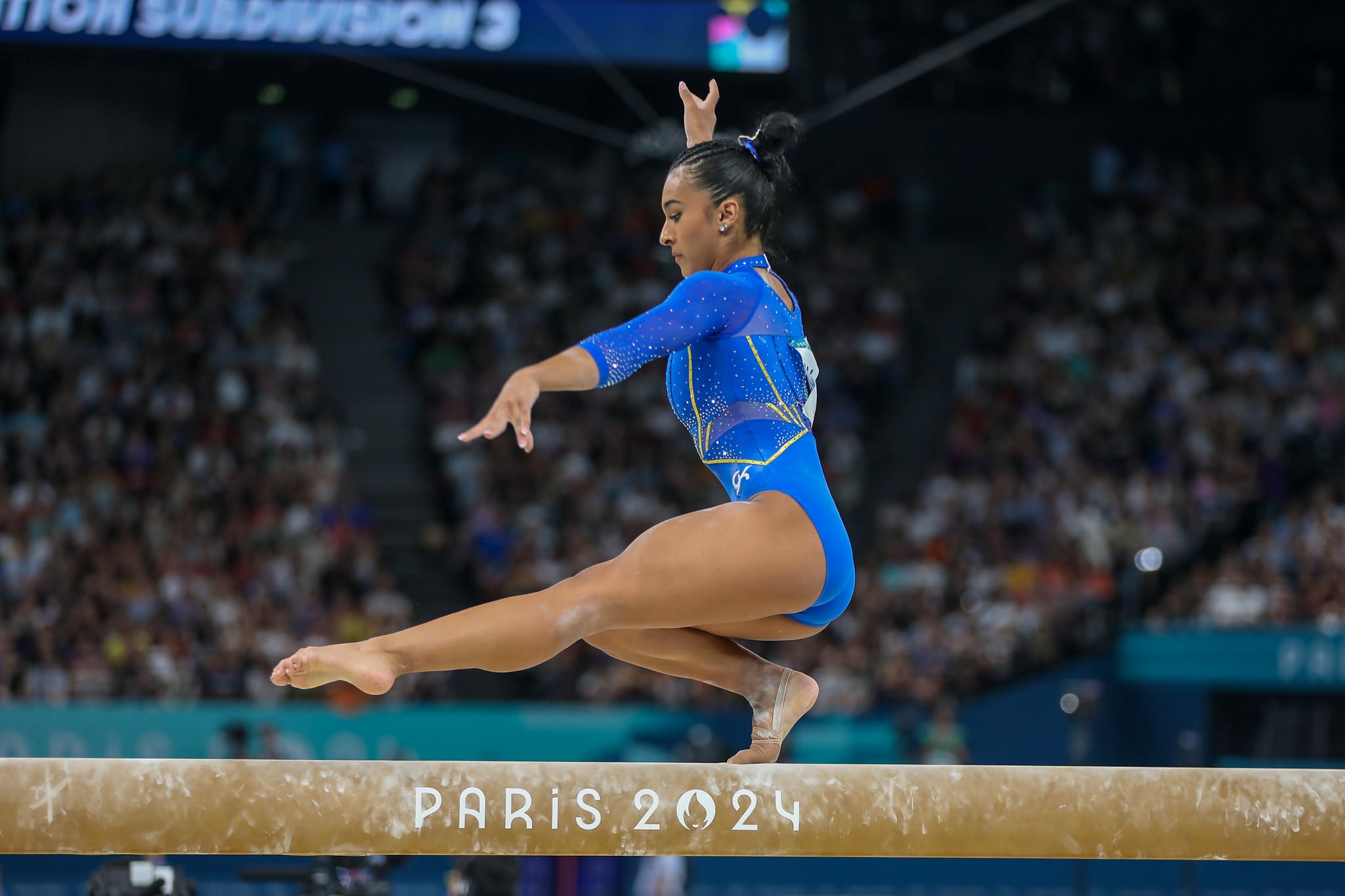 Luisa Blanco debutó en la gimnasia artística de en París 2024
