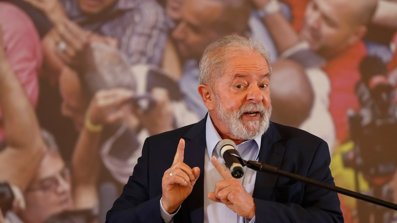 Luiz Inácio Lula da Silva (AP Photo/Andre Penner)