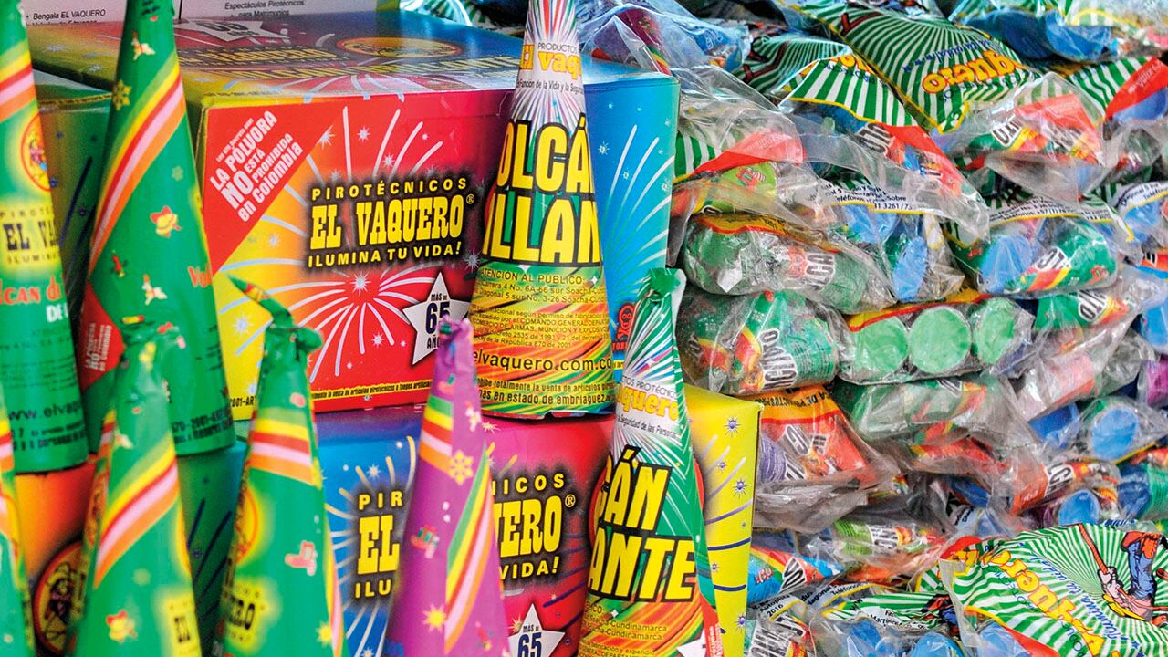 En la temporada de fin de año, la venta de pólvora se dispara. 