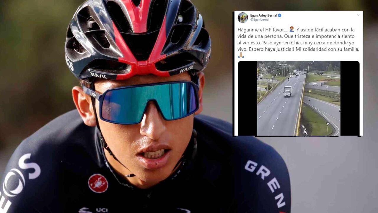 La fuerte reacción de Egan Bernal tras muerte de ciclista