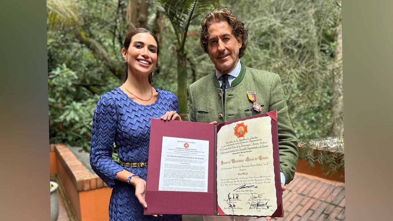 La congresista Saray Robayo Bechara junto con el activista ambiental, Álvaro de Marichalar Sáenz de Tejada.