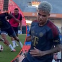 Luis Díaz durante la pretemporada con Bayern Múnich que se lleva a cabo en Corea del Sur