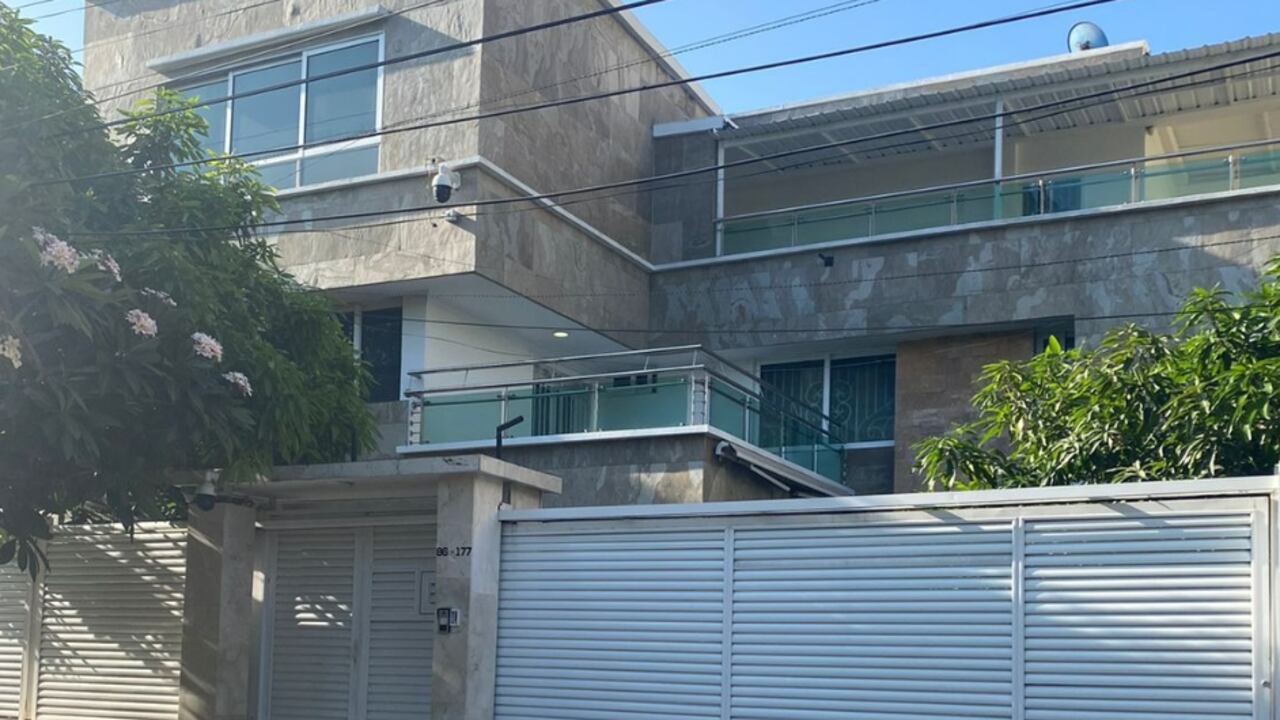 Casa del hijo de La Gata en Barranquilla.