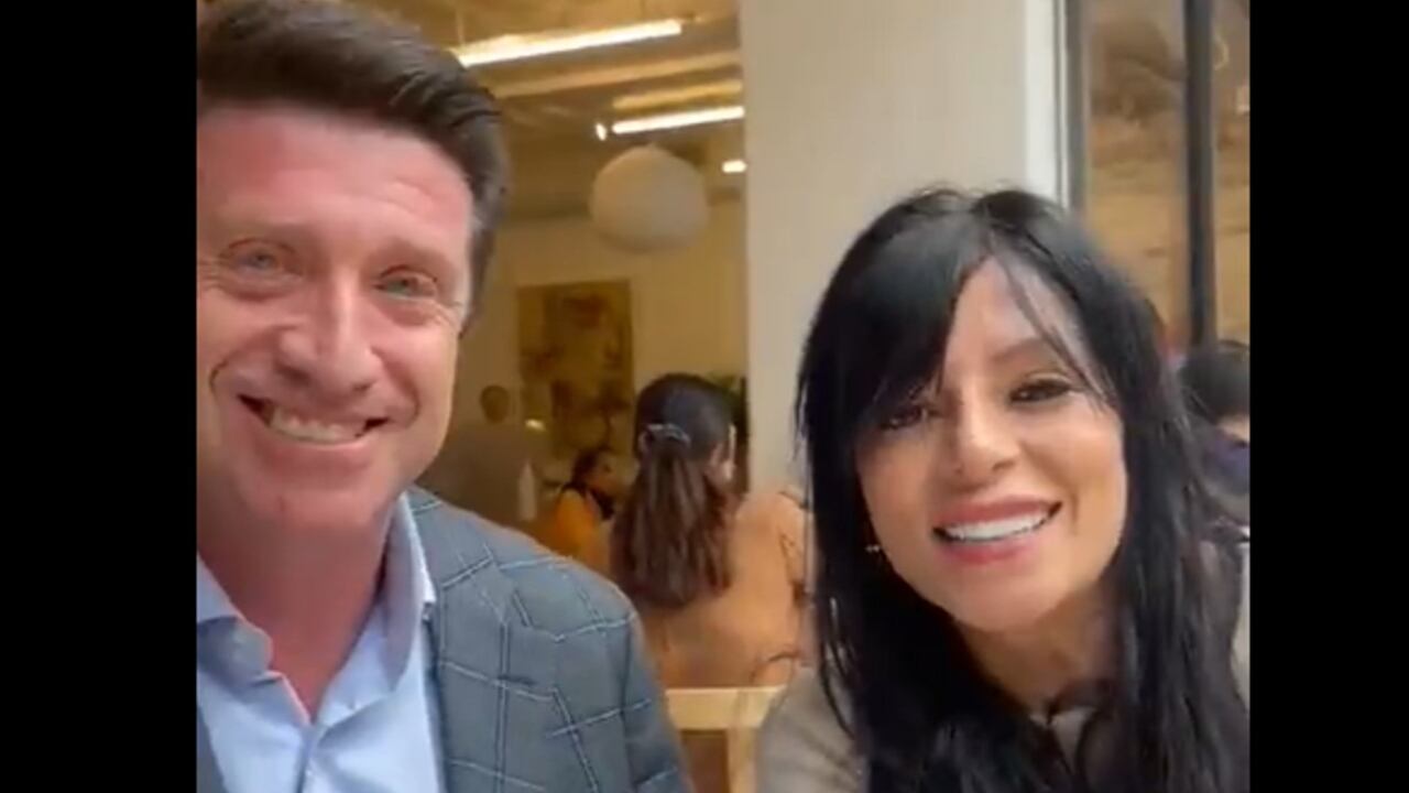 Diego Molano y Marbelle.