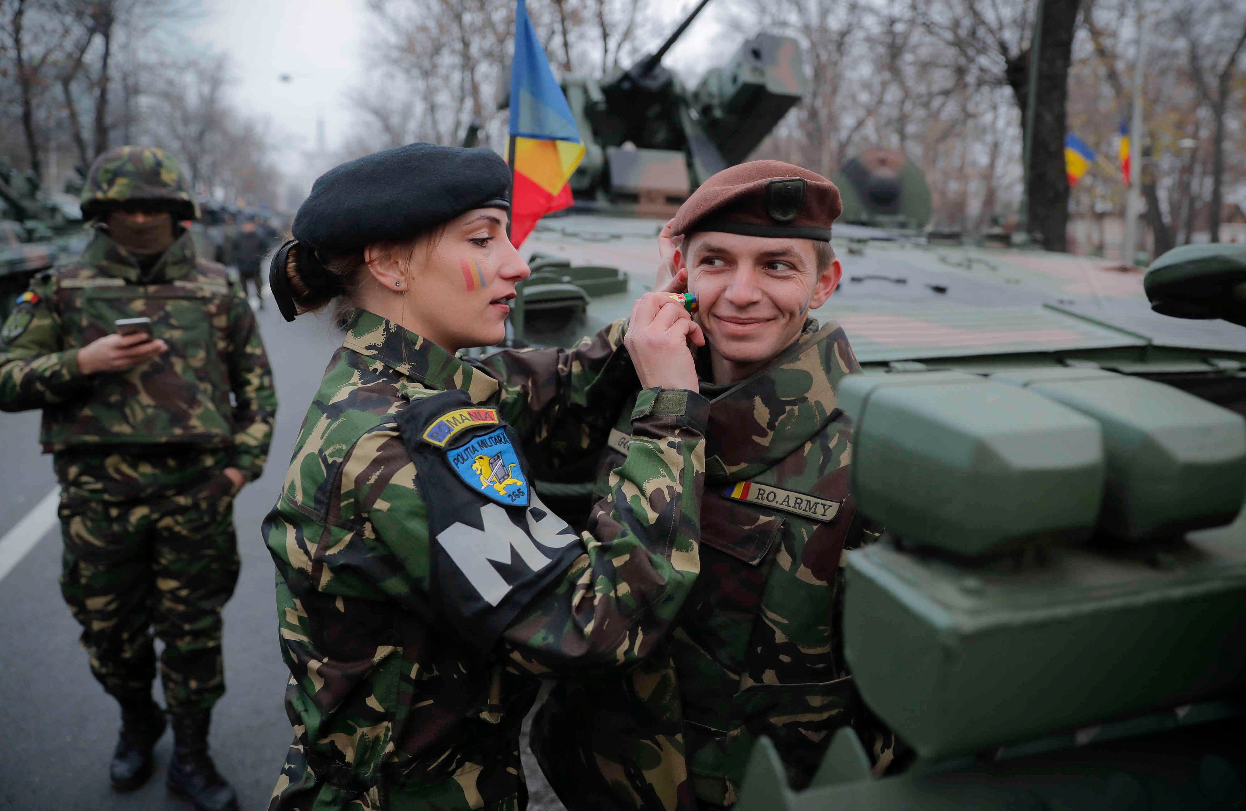 Día Nacional de Bucarest, Rumania. Foto: AP.