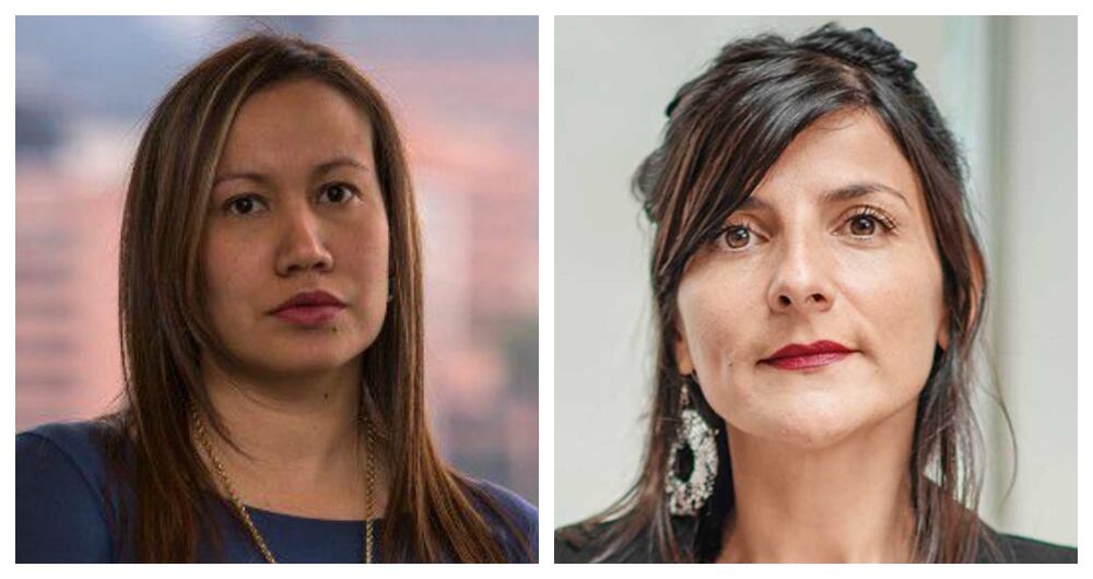 Las ministras Carolina Corcho e Irene Vélez