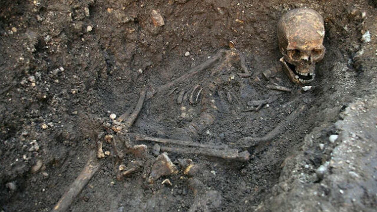 Los restos del rey Ricardo lll.