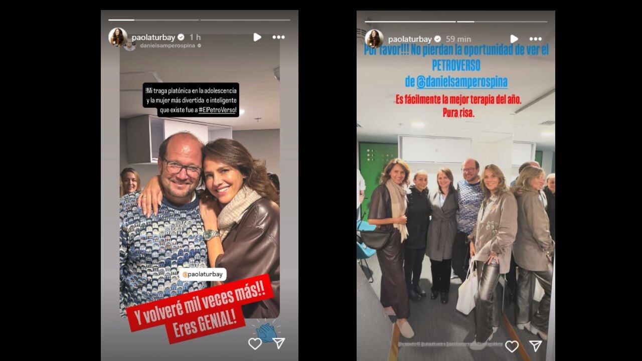 Paola Turbay y Daniel Samper Ospina