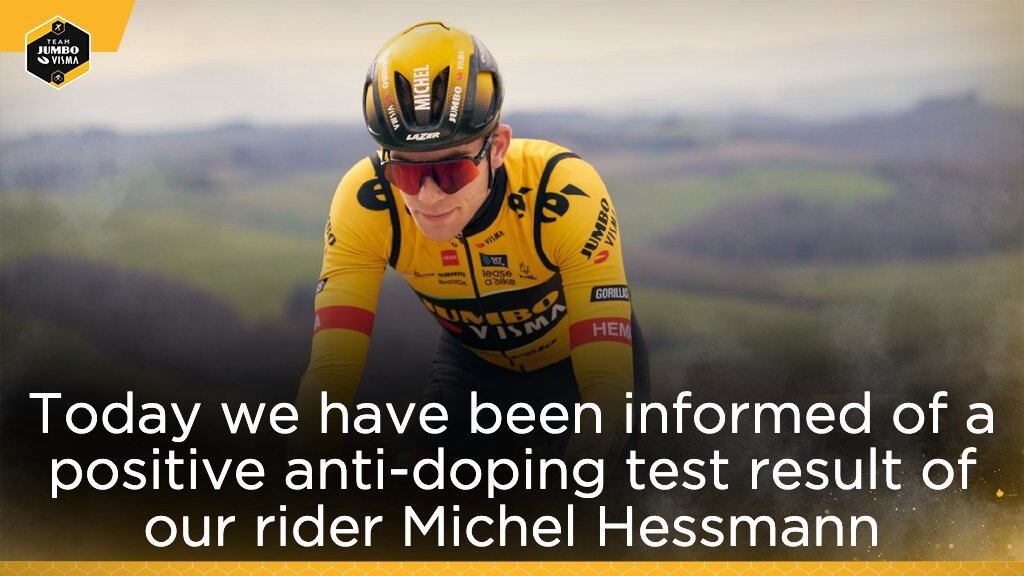 El comunicado del Jumbo-Visma respecto a la situación de Michel Hessmann.