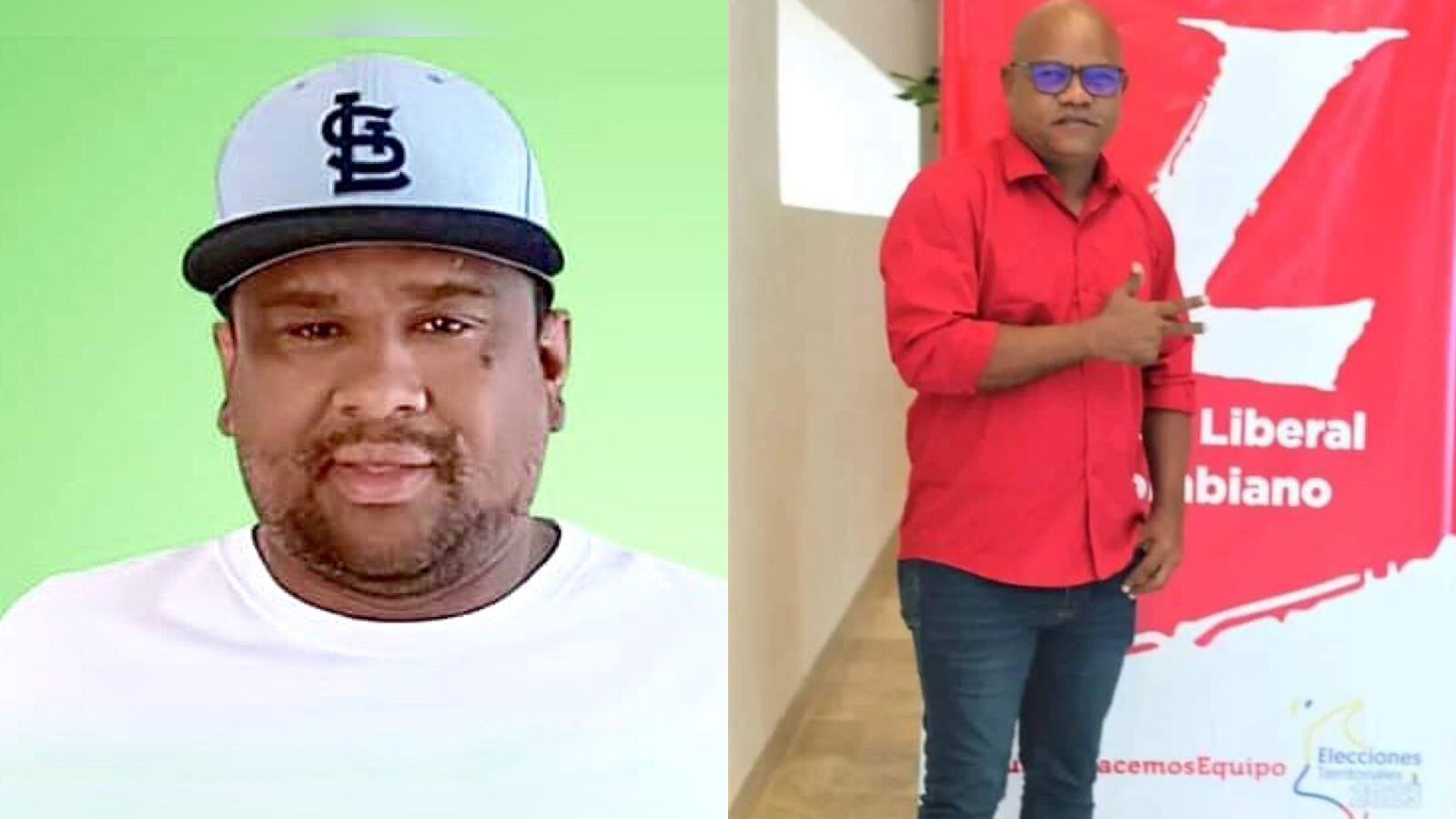 Ronald David Gómez Cervantes y Luis Carlos Meléndez Cortez, víctimas de ataque sicarial en Cartagena.