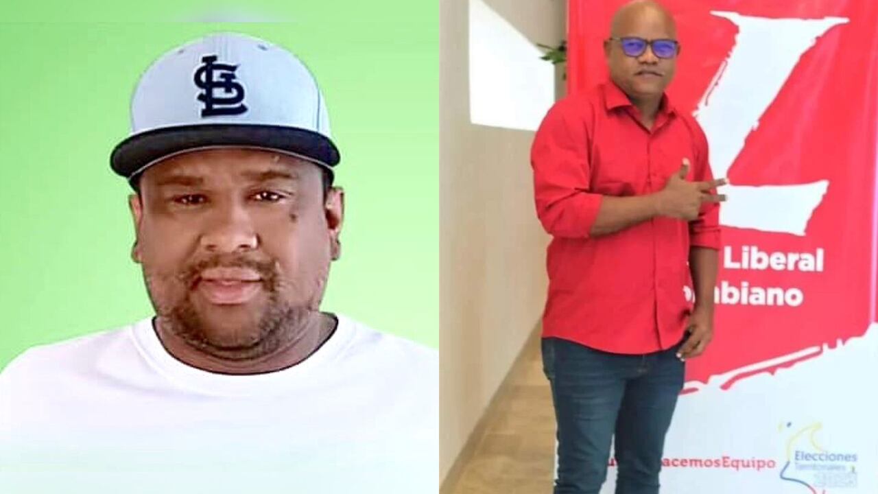 Ronald David Gómez Cervantes y Luis Carlos Meléndez Cortez, víctimas de ataque sicarial en Cartagena.