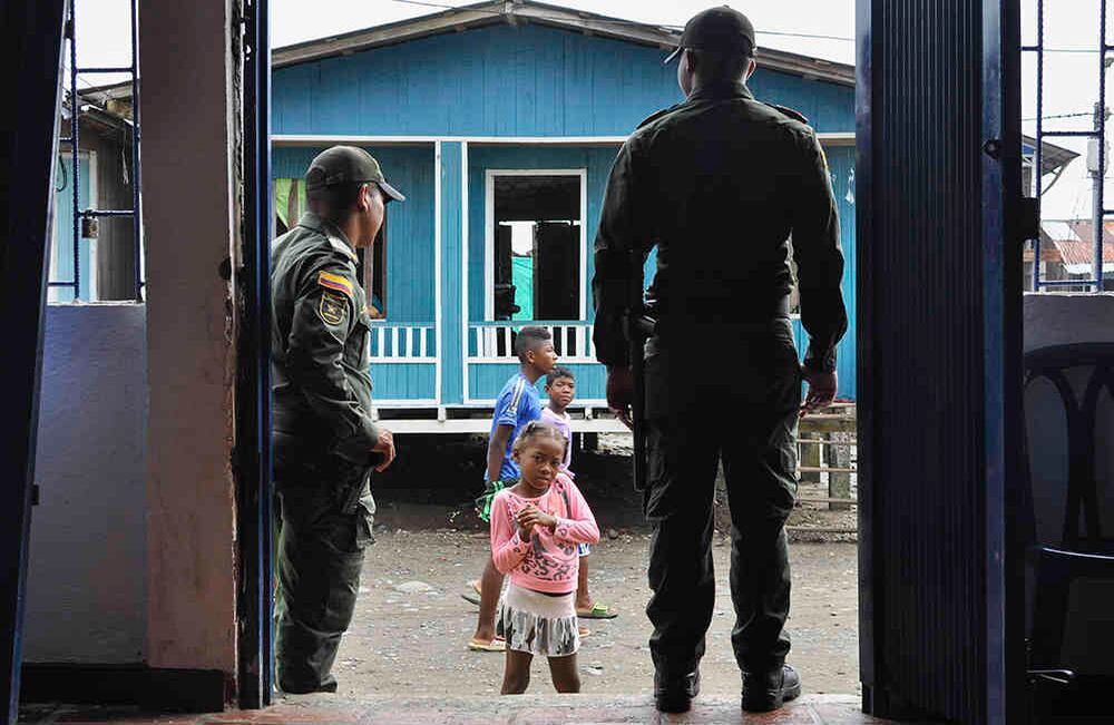 La jornada contó con el apoyo de policía antinarcóticos. Foto: Danilo Canguçu