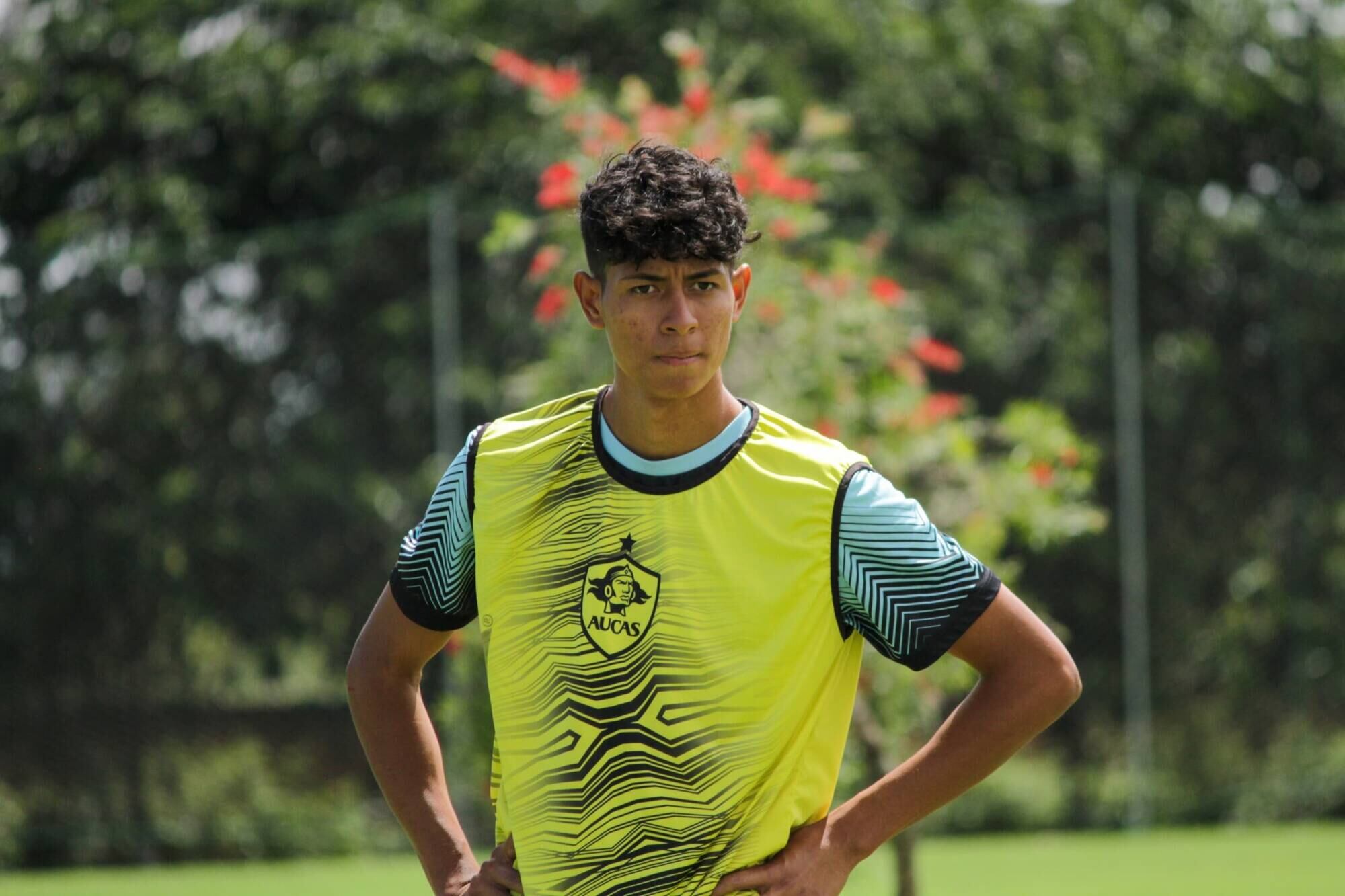 Virgilio Olaya en el Aucas.