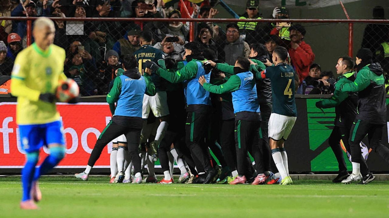 Imagen del Bolivia vs. Brasil.