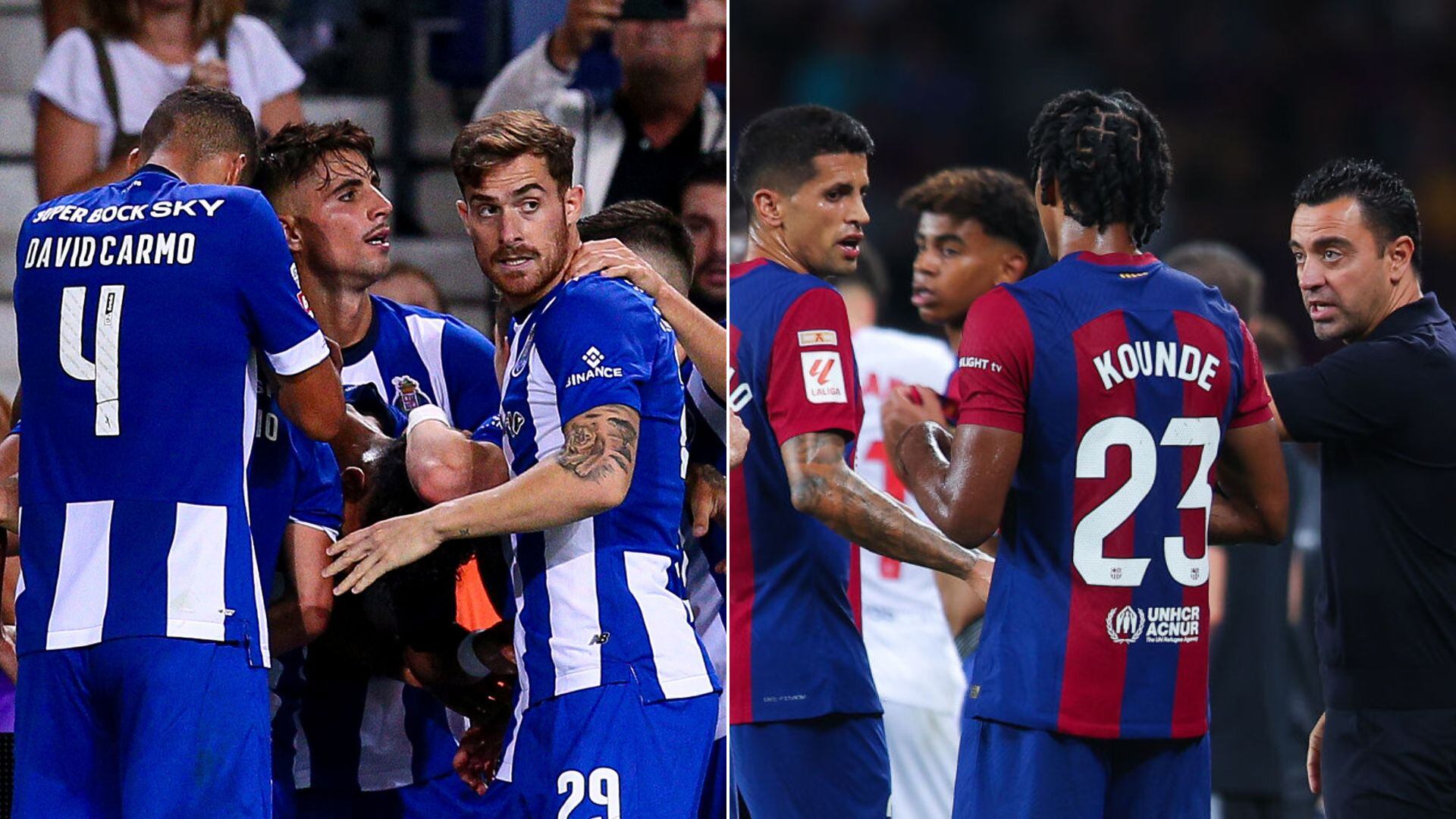 Porto vs Barcelona.
