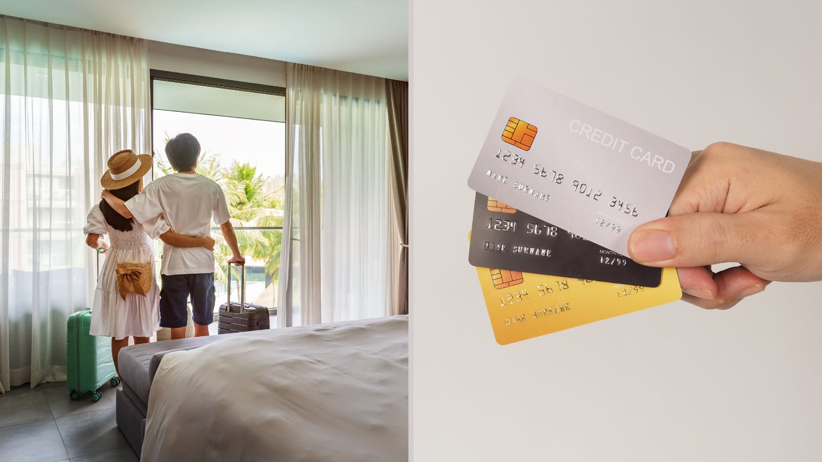 Para hacer la reserva de su hotel generalmente le pedirán su tarjeta de crédito