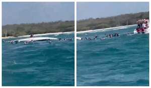 La embarcación transportaba a estos turistas, se volcó por razones aún desconocidas, generando una rápida movilización de las autoridades y de otras embarcaciones cercanas para brindar ayuda.