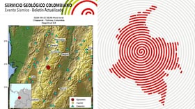 El Servicio Geológico Colombiano registró un nuevo sismo durante la madrugada de este martes 22 de septiembre en Chaparral, Tolima.