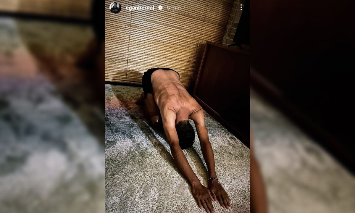 Egan Bernal. Foto: Captura pantalla Instagram Egan Bernal.