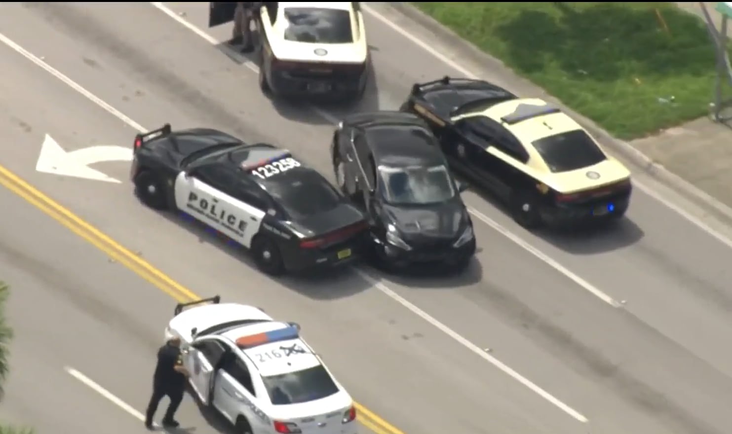 Persecución en Miami a un paciente mental.
