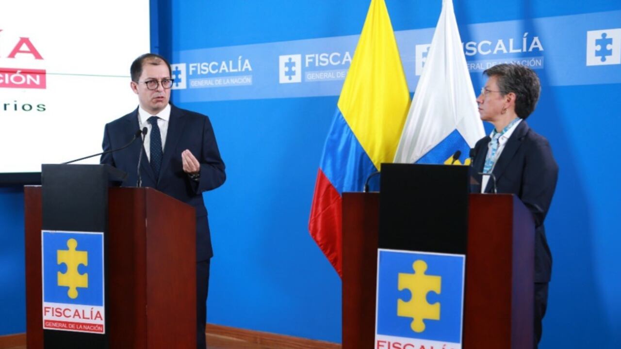 El fiscal Francisco Barbosa y la alcaldesa Claudia López entregaron los avances de las investigaciones de casos de abuso sexual en colegios de Bogotá.