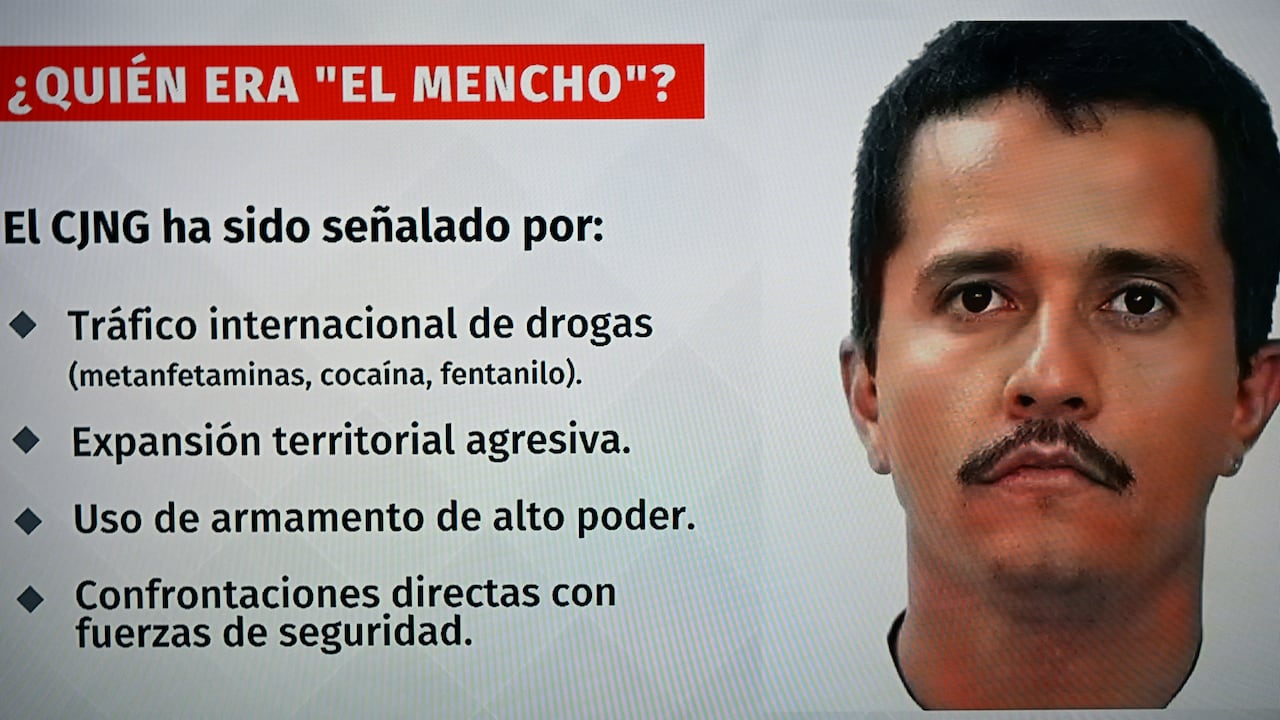 Alias El Mencho, líder de la organización criminal Cartel Jalisco Nueva Generación (CJNG)