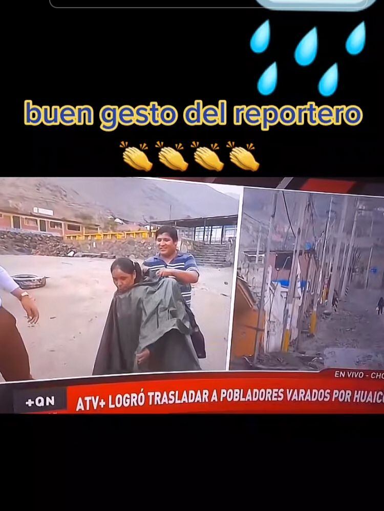 Gesto bajo la lluvia