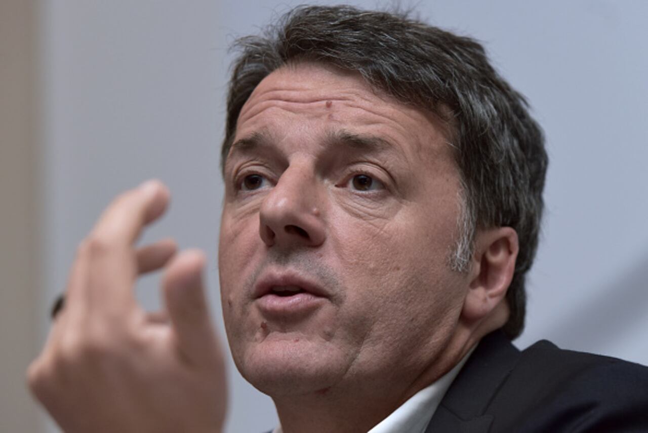 El líder de Italia Viva, Matteo Renzi, quien en la víspera aseguró en una entrevista con el diario La Repubblica que “la estabilidad democrática” de Italia “está en juego”, ya que más de 400 personas fueron “interceptadas” por los servicios secretos italianos, entre ellas políticos y periodistas. (Photo by Simona Granati - Corbis/Corbis via Getty Images)