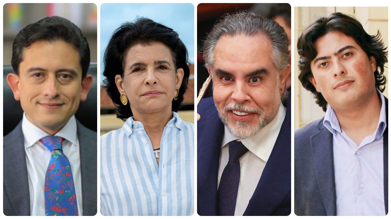 Luis Carlos Reyes, Adelina Covo, Armando Benedetti y Nicolás Petro