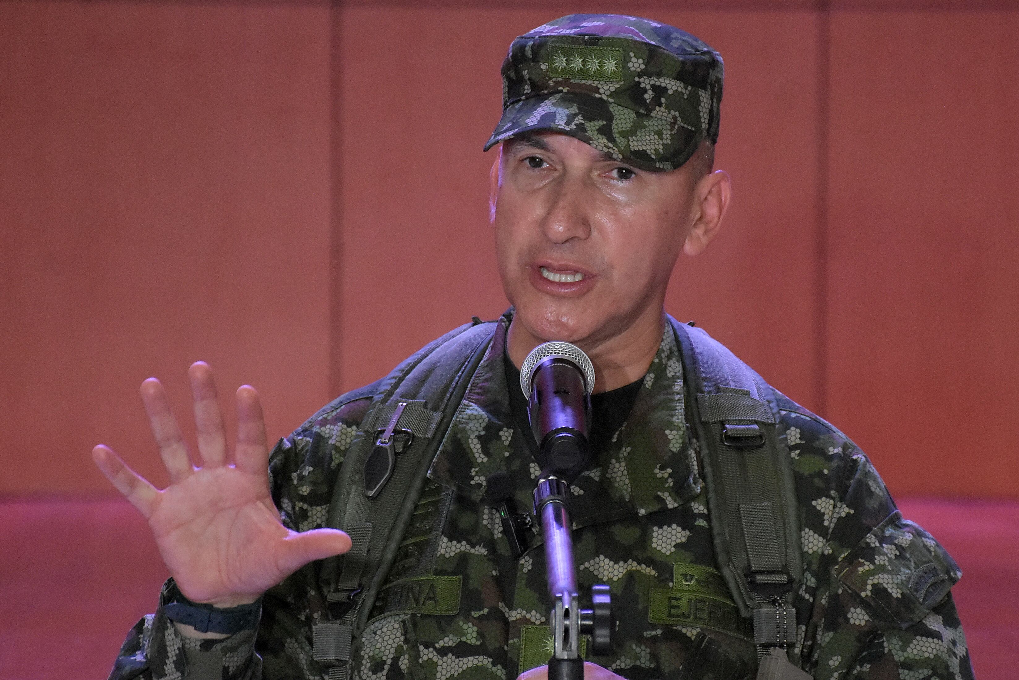 Comandante del Ejército Nacional, General Luis Mauricio Ospina Gutiérrez.