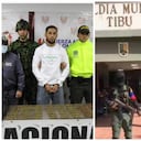 Este hombre fue capturado con abundante material de guerra.