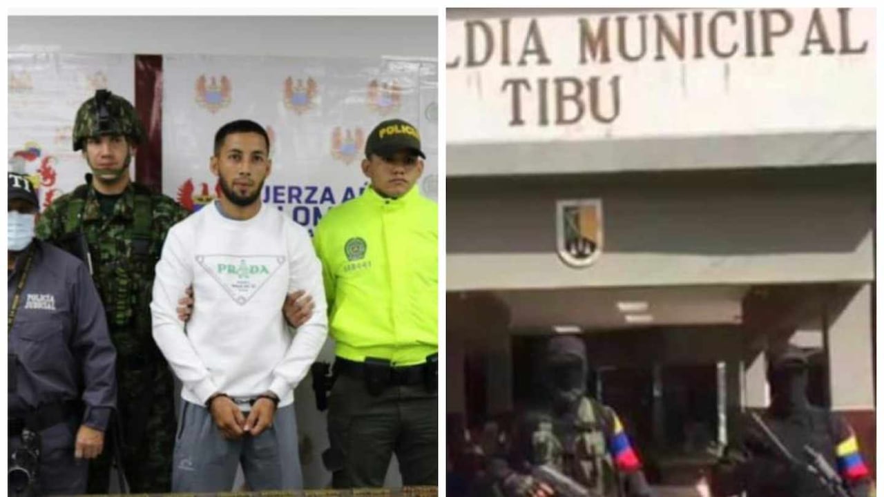 Este hombre fue capturado con abundante material de guerra.