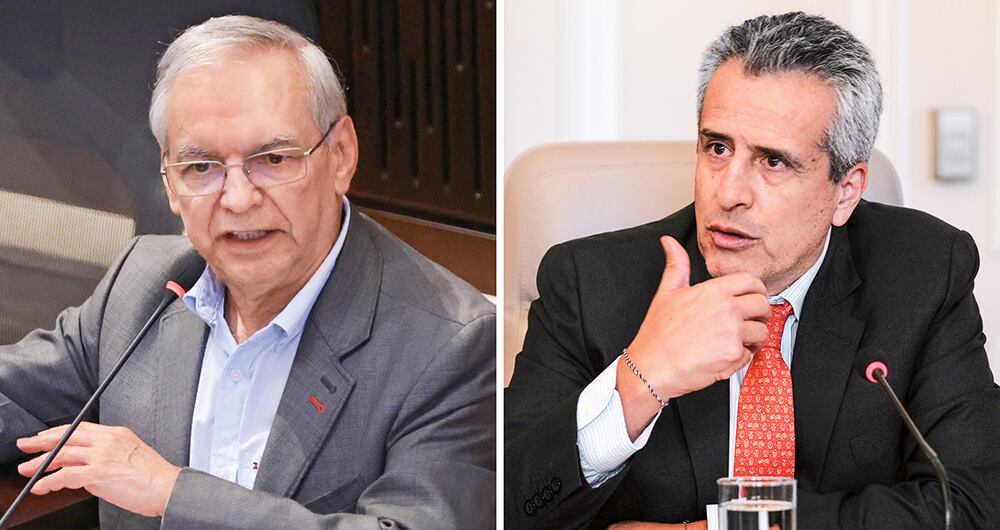    Ricardo Bonilla y Luis Fernando Velasco, exministros de Hacienda y del Interior, respectivamente, han sido salpicados en el escándalo por el saqueo a la UNGRD.