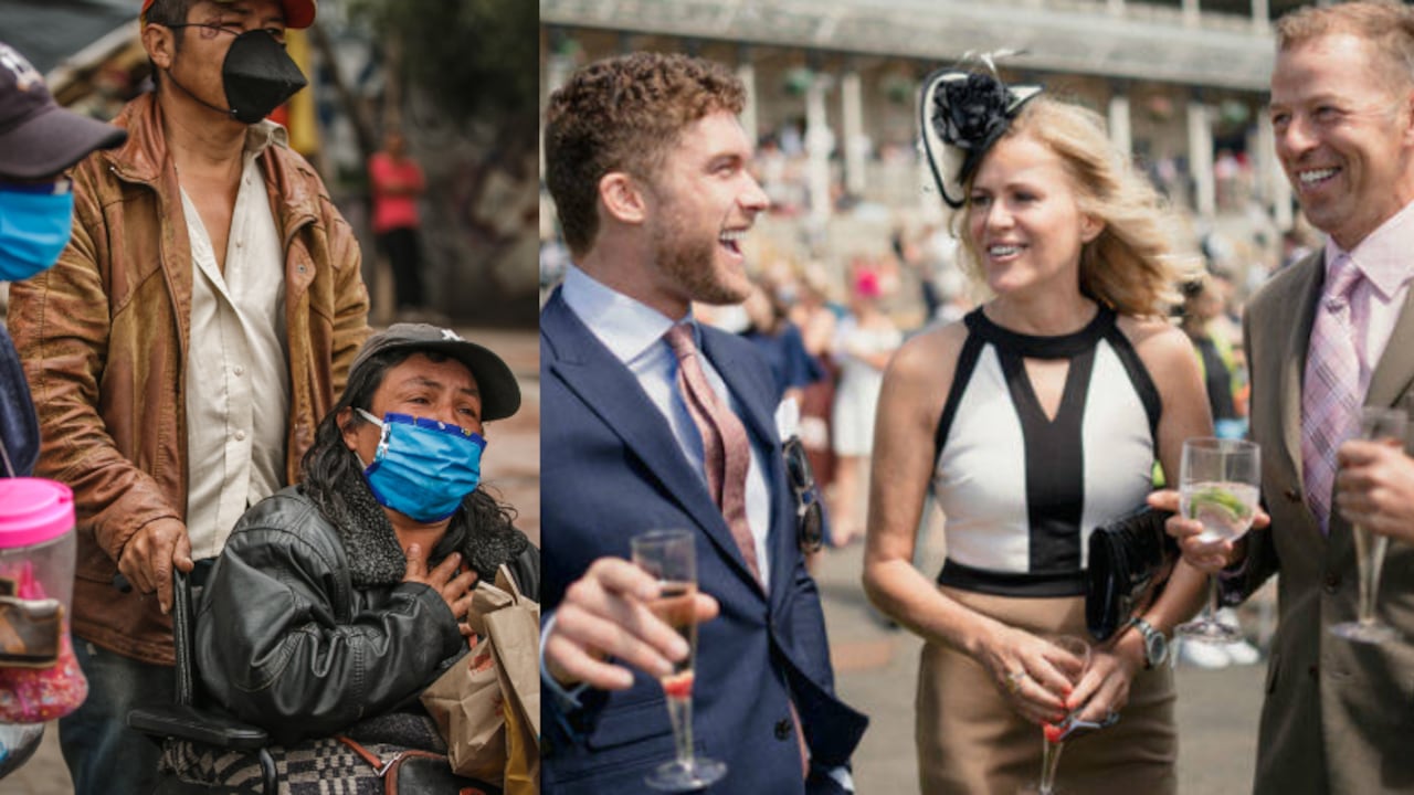 La pobreza en Colombia afecta al 42,5 % de la población, mientras que la clase alta apenas cubre al 1,7 %.