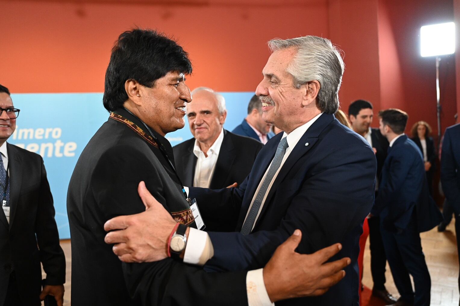 Alberto Fernández y Evo Morales.