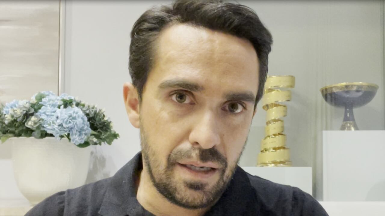 Alberto Contador ex ciclista español y panelista de SEMANA en la ruta