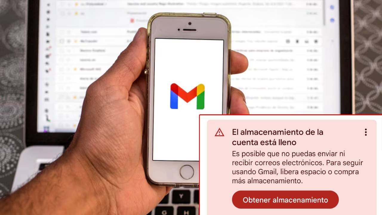 Tener el Gmail lleno es un problema para los usuarios