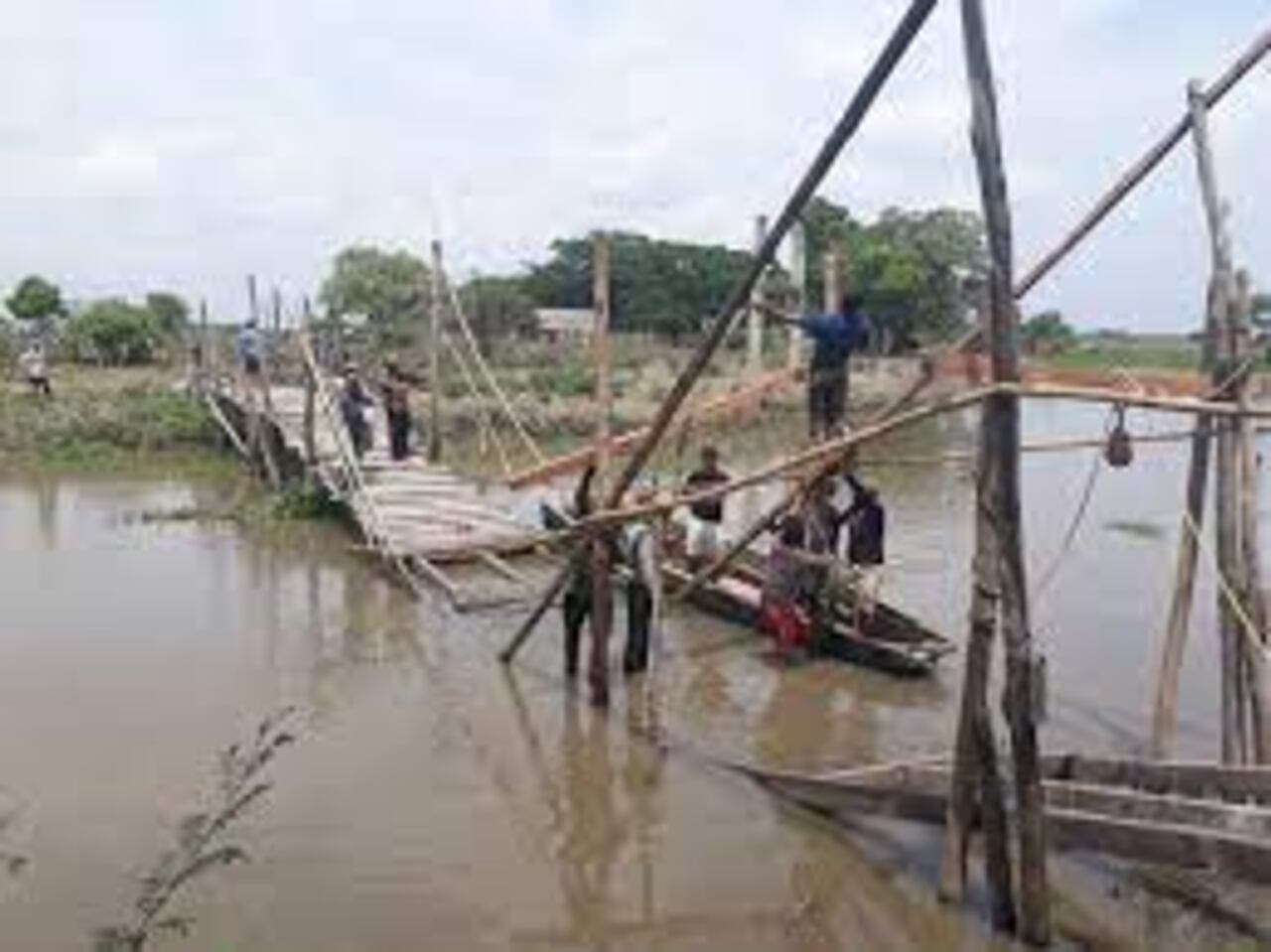 La estructura estaba en avanzado estado de deterioro