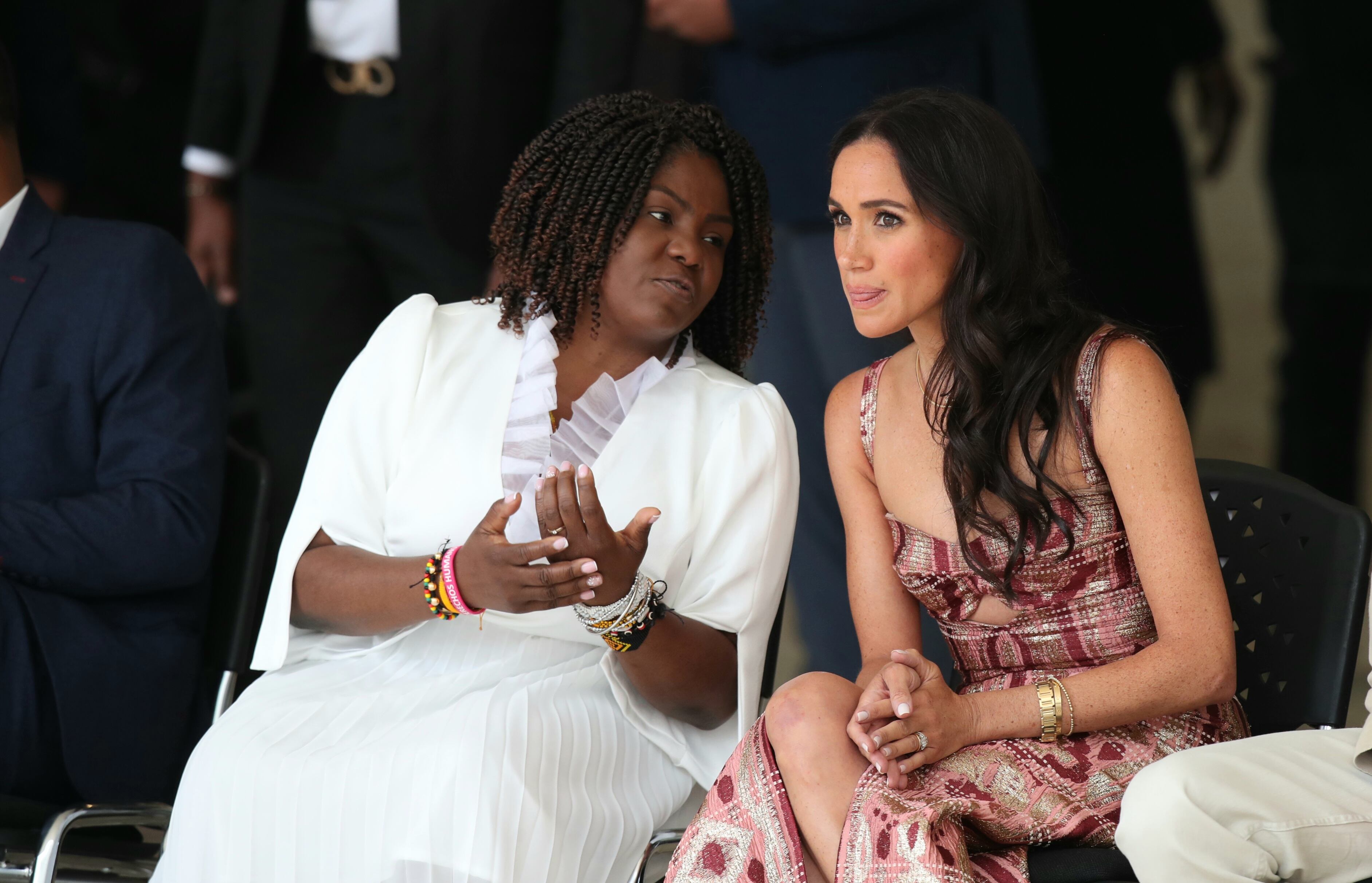 Vicepresidenta  Francia Márquez
Visita El príncipe Harry y Meghan Markle, y su viaje a Colombia  los duques de Sussex
Bogotá 15 agosto 2024