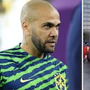 El momento en el que llegan los furgones de la policía para llevarse a Dani Alves